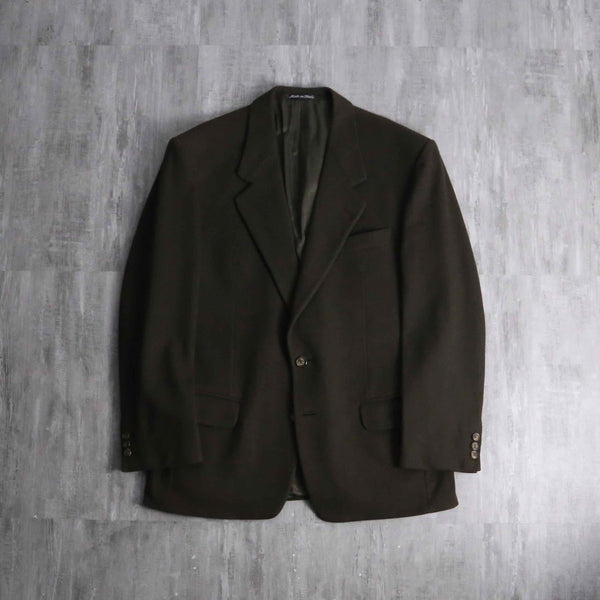 2000s cashmere mix wool 2B single tailored jacket