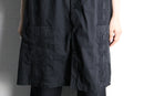 black oversized guayabera shirt