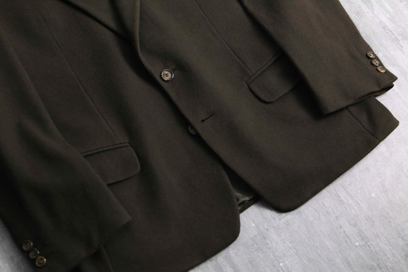 2000s cashmere mix wool 2B single tailored jacket