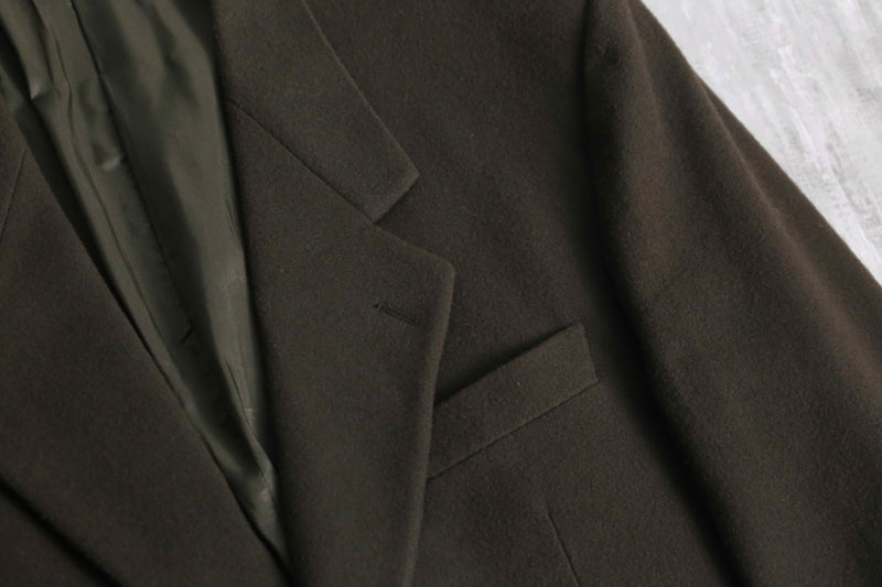 2000s cashmere mix wool 2B single tailored jacket