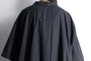 black oversized guayabera shirt