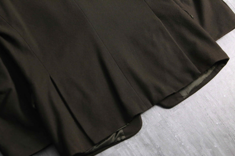 2000s cashmere mix wool 2B single tailored jacket