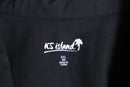 black oversized guayabera shirt
