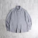 greige jacquard design sheer shirt