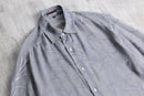 greige jacquard design sheer shirt