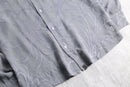 greige jacquard design sheer shirt
