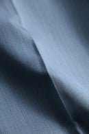 1990s 2tuck poly wide trousers "smoky blue"