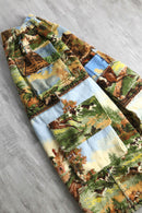 "Re:make" vintage rug patchwork cargo pants