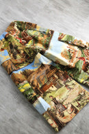 "Re:make" vintage rug patchwork cargo pants