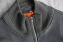 1980-90s German army type pilot leather jacket