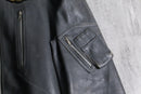 1980-90s German army type pilot leather jacket