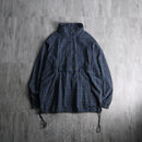 1990s BANANA REPUBLIC packable check anorak parka