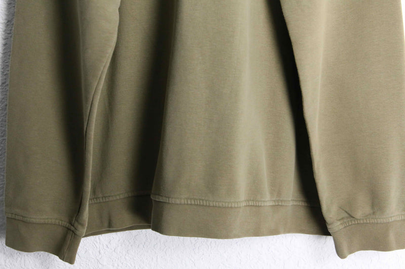 earth color half zip pullover