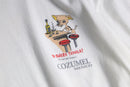 "YAZBEK"heavyweight dog graphic tee