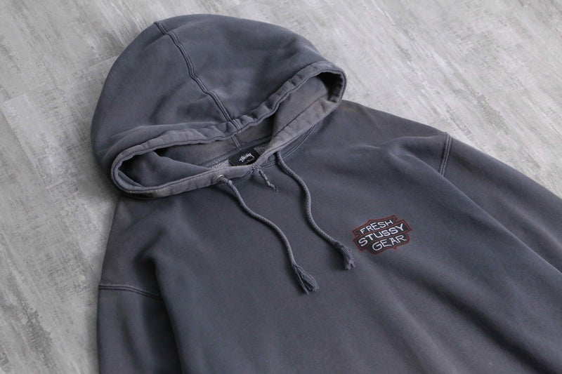 2000s Stussy Harley hommage loose hoodie
