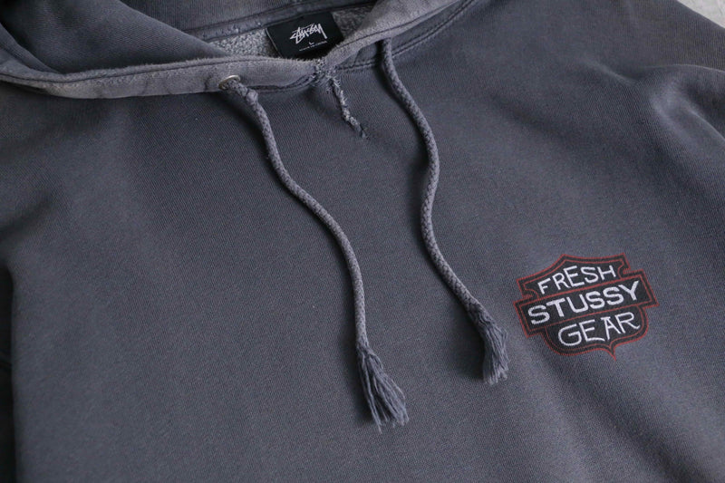 2000s Stussy Harley hommage loose hoodie