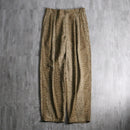 1990s ARMANI COLLEZIONI all-over pattern devoré trousers