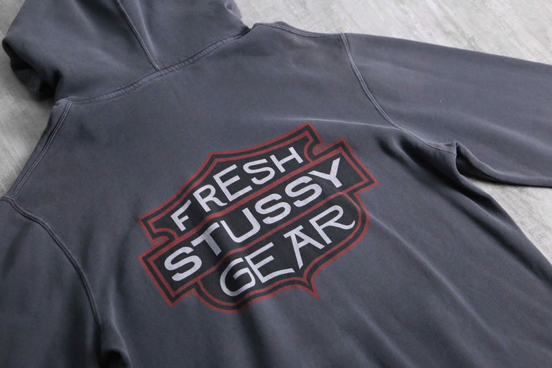 2000s Stussy Harley hommage loose hoodie