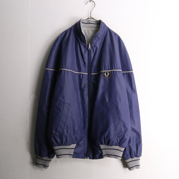 “FRED PERRY” navy × gray reversible blouson