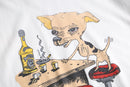 "YAZBEK"heavyweight dog graphic tee