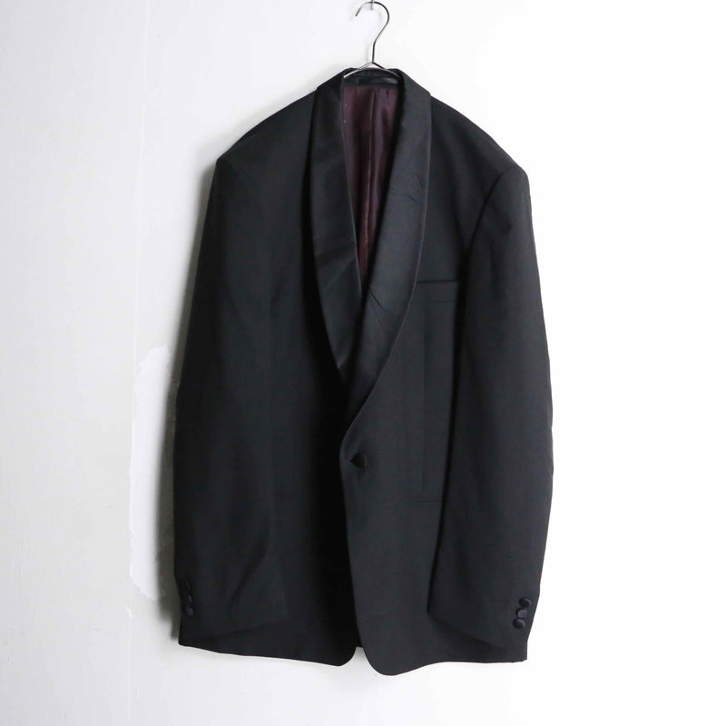 black shawl collar tuxedo jacket