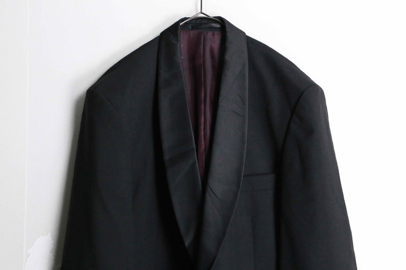 black shawl collar tuxedo jacket