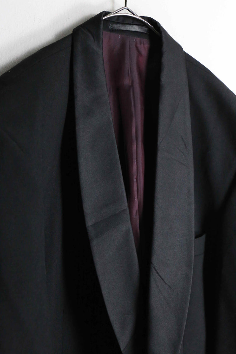 black shawl collar tuxedo jacket