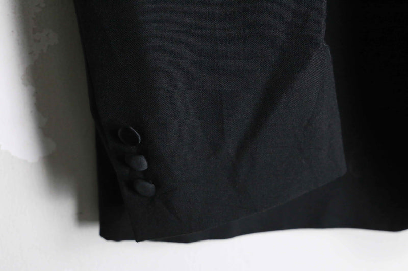 black shawl collar tuxedo jacket