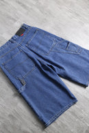 90-00's "Bugle Boy" painter denim shorts