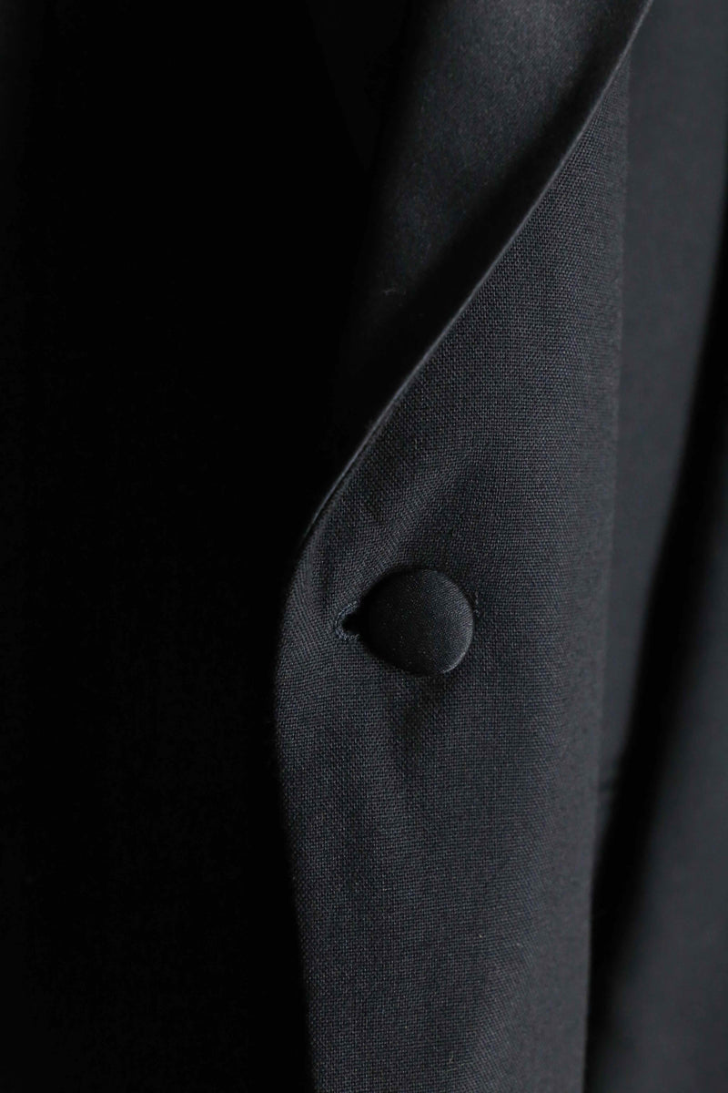 black shawl collar tuxedo jacket