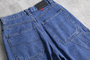 90-00's "Bugle Boy" painter denim shorts
