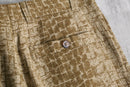 1990s ARMANI COLLEZIONI all-over pattern devoré trousers