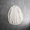 early 2020SS Aleksandr Manamïs emb floral pattern long shirt