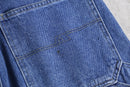 90-00's "Bugle Boy" painter denim shorts