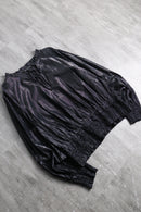 "i.n.c" metallic stripe smocked blouse