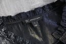 "i.n.c" metallic stripe smocked blouse