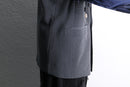 "Re:make" button stitch tailored jacket