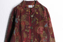 "CHICO'S" flower emb china gobelin jacket