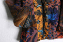 multi tone woven toggle shawl jacket