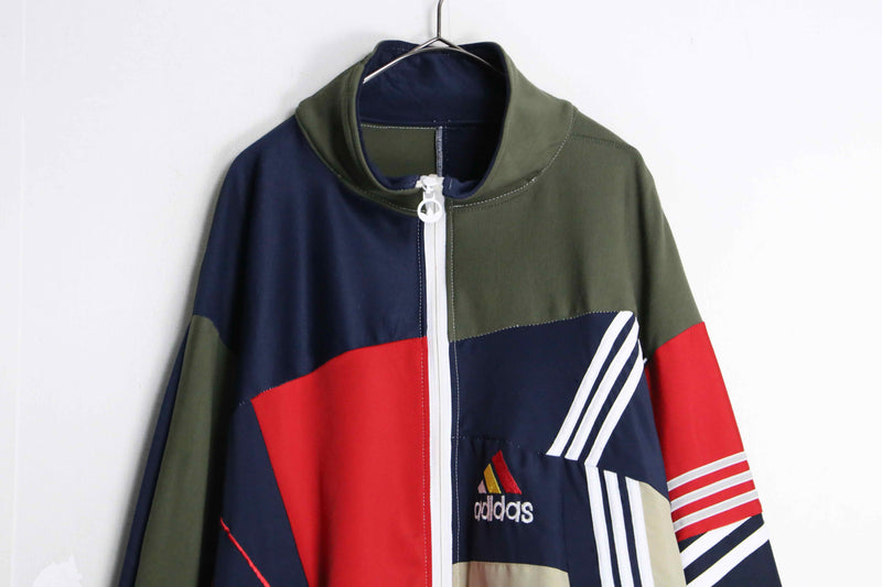 "Re:make" multi color random track jacket