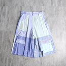 ''Remake''patchwork design shirt half pants