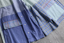 ''Remake''patchwork design shirt half pants