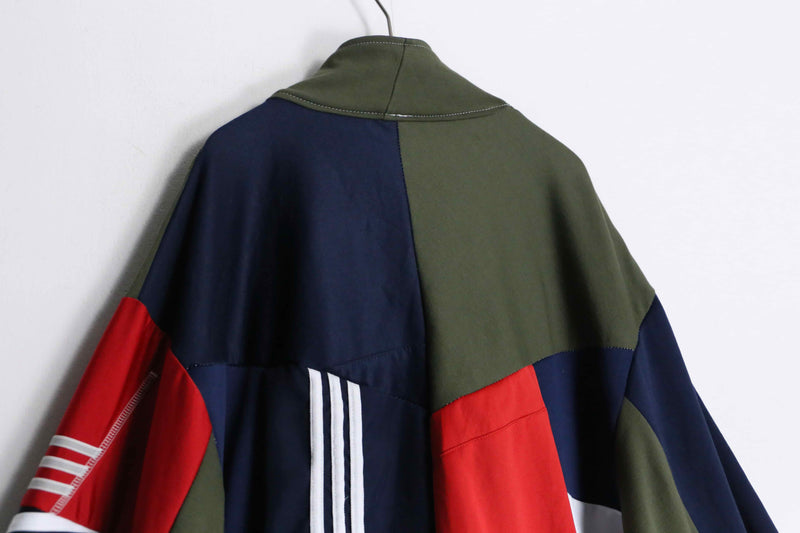 "Re:make" multi color random track jacket