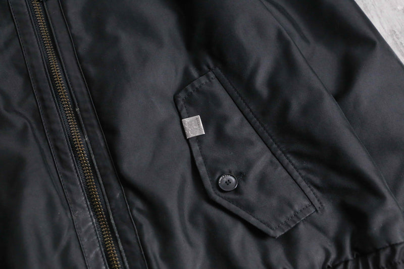 RICHMOND leather switch G-9 type harrington jacket