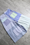 ''Remake''patchwork design shirt half pants