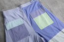 ''Remake''patchwork design shirt half pants