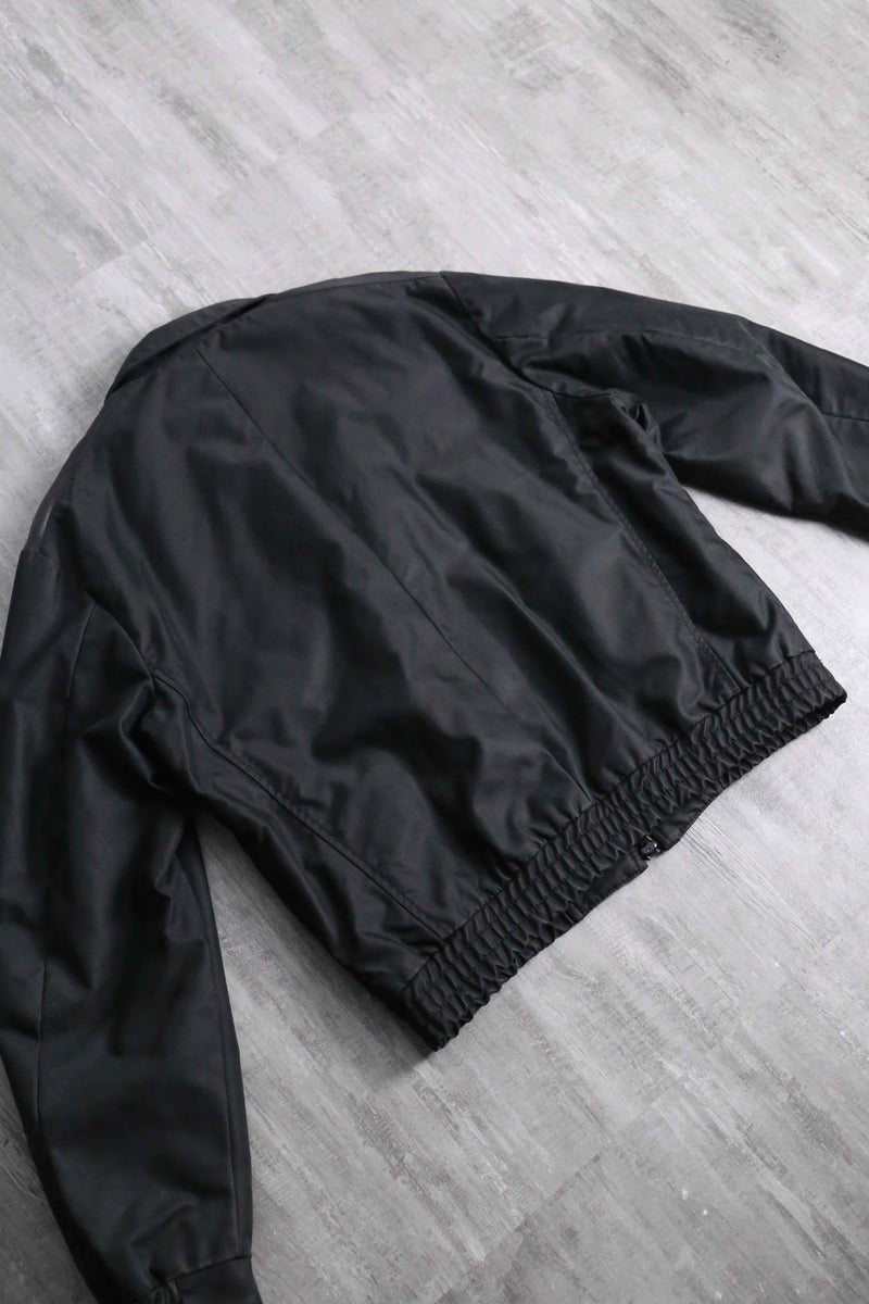 RICHMOND leather switch G-9 type harrington jacket