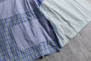 ''Remake''patchwork design shirt half pants