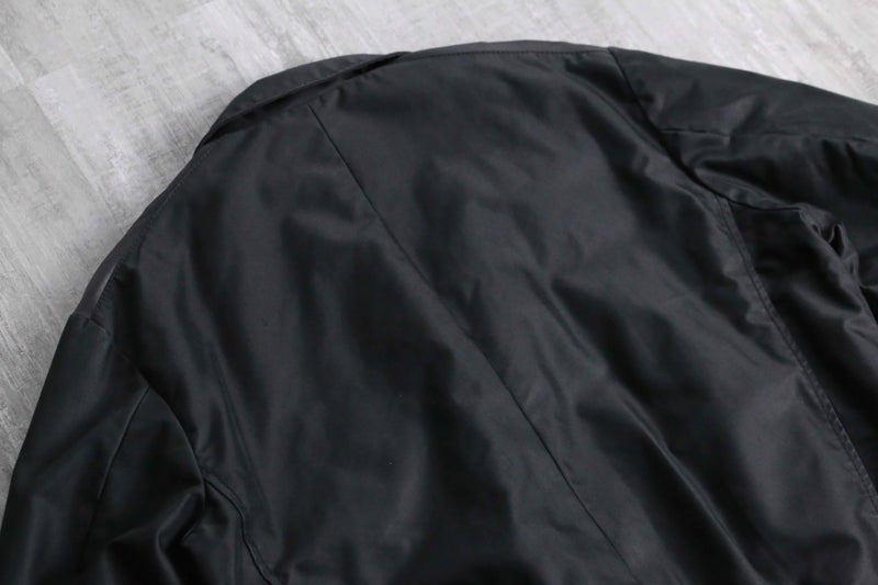 RICHMOND leather switch G-9 type harrington jacket