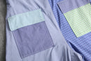 ''Remake''patchwork design shirt half pants